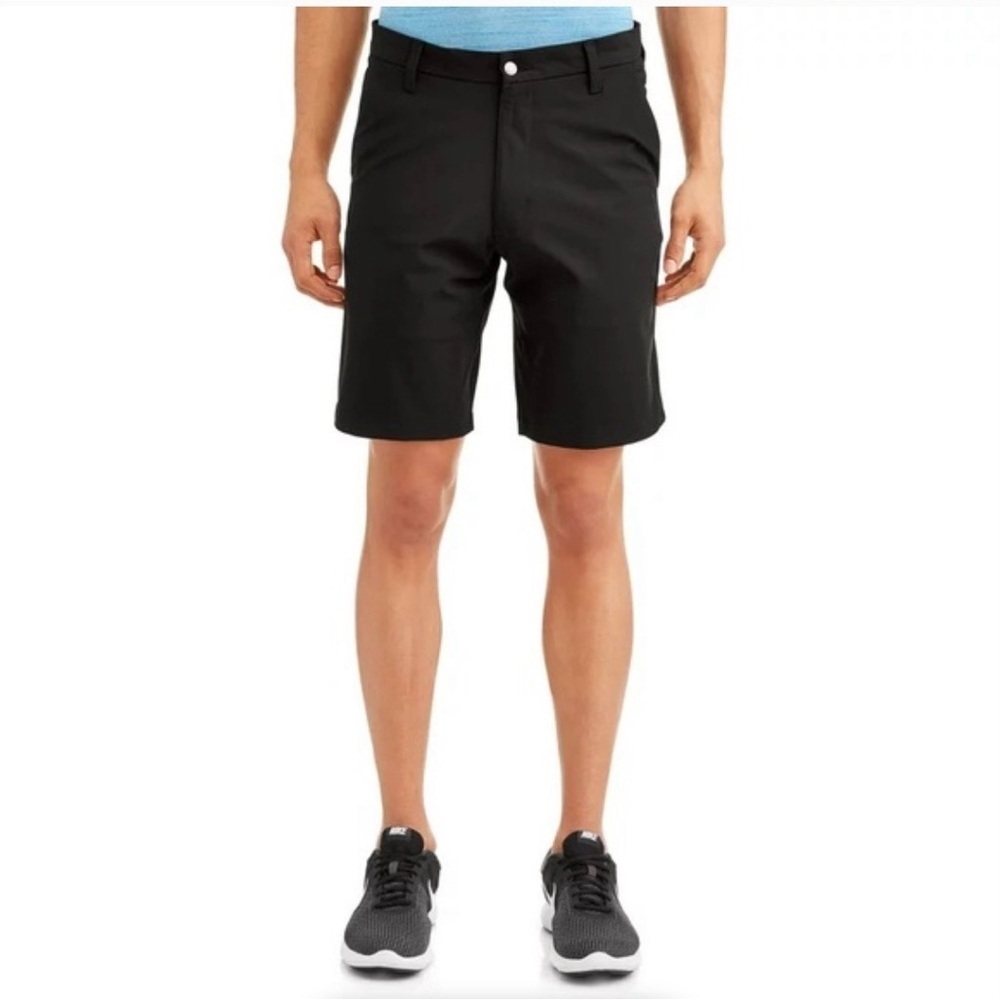 Swiss Tech Men's Performance Flat Front Short Black Size 30